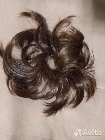Хвост шиньон на резинке