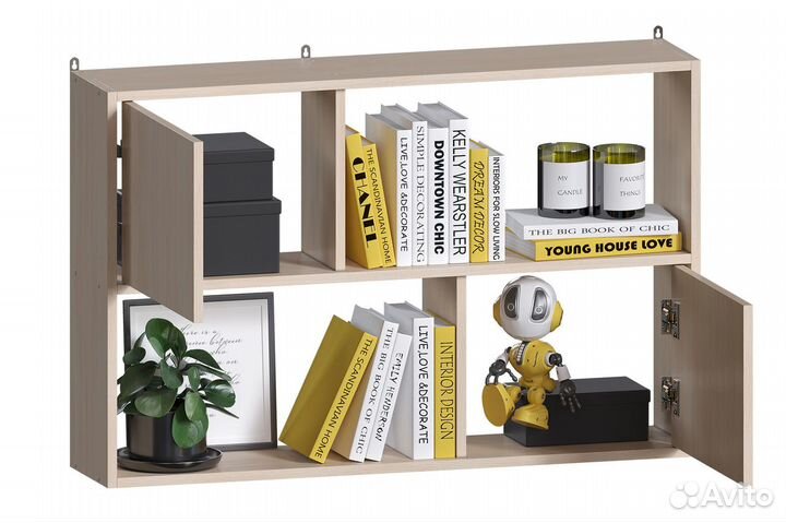 Настенная полка пд-1 Молочный дуб