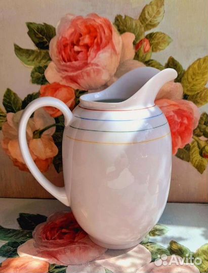 Кувшин и бокал для молока Винтаж