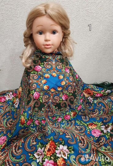 Павлопосадский платок 125х125 новый