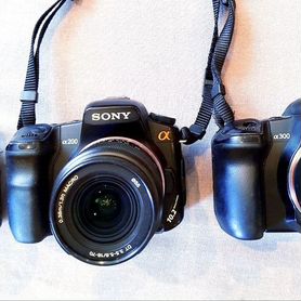 Sony Alpha dslr-A100, A200, A300