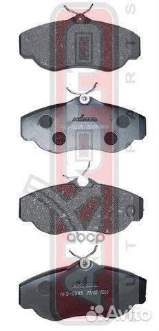 Колодки тормозные дисковые передние AKD-0295 AK