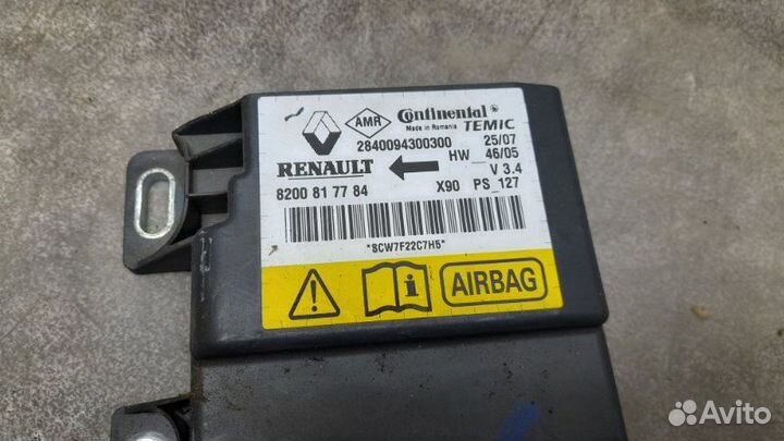 Блок управления AIR BAG Renault Logan 1 1.4 2007