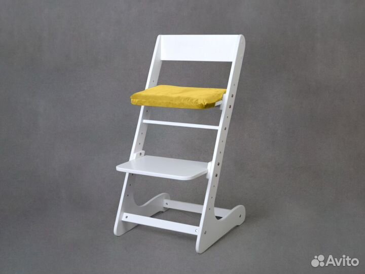 Белый растущий стул