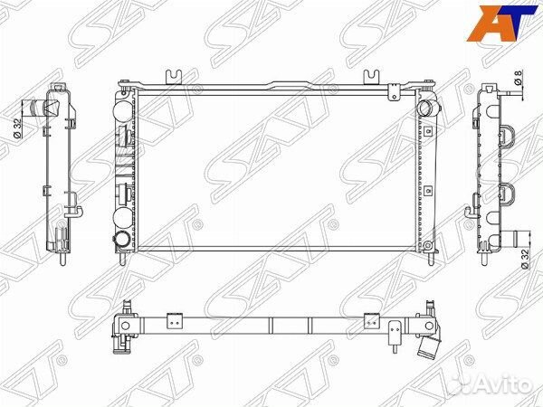 Радиатор LADA granta
