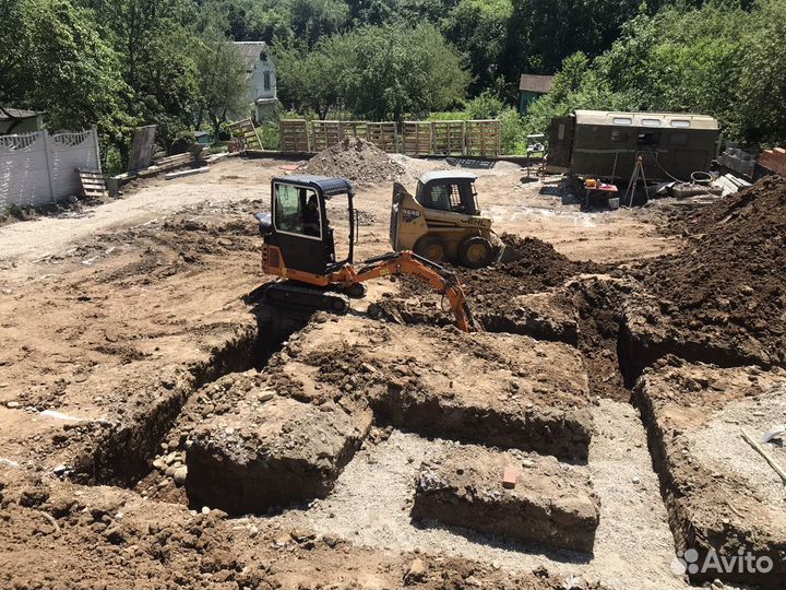 Услуги мини Эксковатор