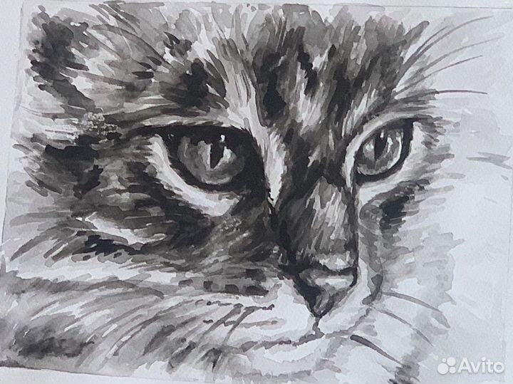 Картина акварель