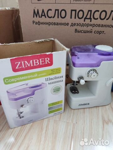 Швейная машинка Zimber ZM-10917, 4*аа/220 В