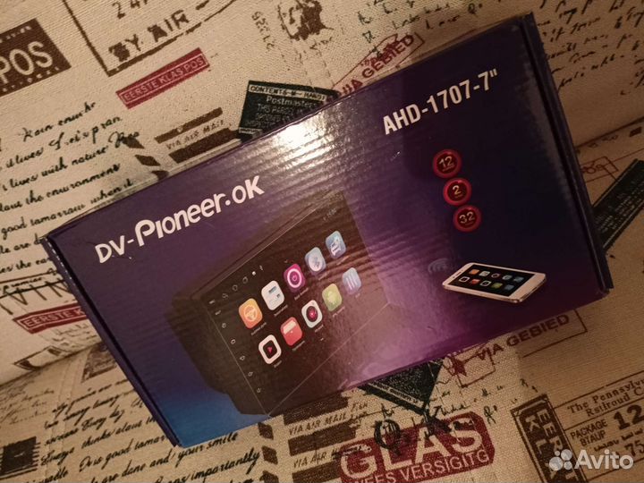 Автомагнитола pioneer AHD-1707-7 android