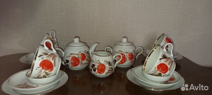 Сервиз чайный на 4 персоны СССР
