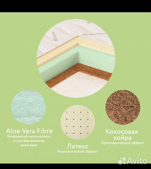 Детский матрас plitex 120*60