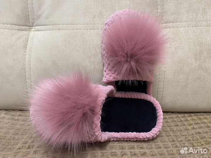 Тапочки ручной работы (новые)