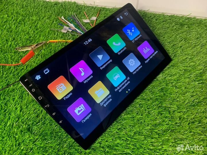 Магнитола Android 10.1дюйм Wi-fi GPS 4ядра 1х16Gb