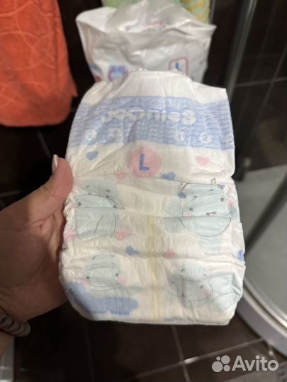 Подгузники Joonies premium soft L