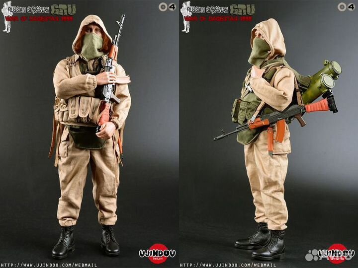Фигурка спецназа гру в Дагестане (UD9004)