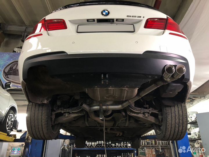 Установка заслонки выхлопа Haval F7x