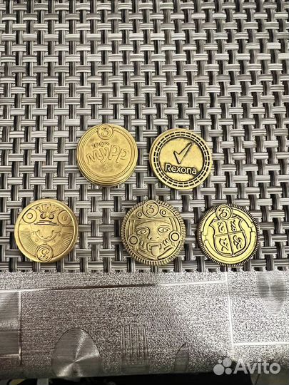 Монеты сокровищ из пятерочки