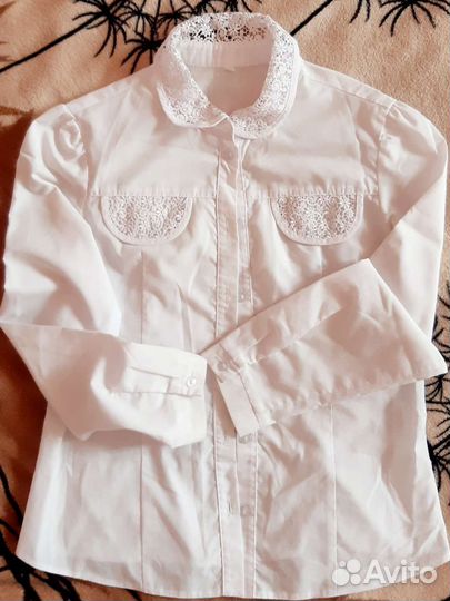 Рубашка 152 р-р школьная