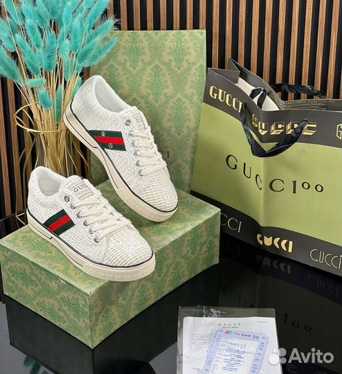 Кеды% женские Gucci