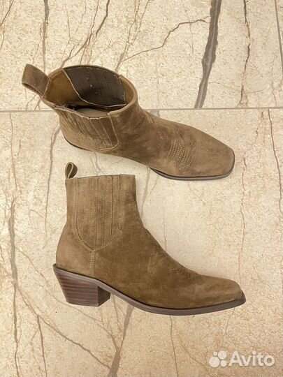 Ботильоны казаки женские Lime 37