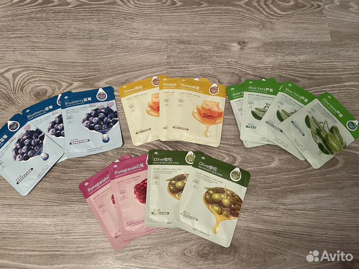 Тканевые маски для лица Hchana