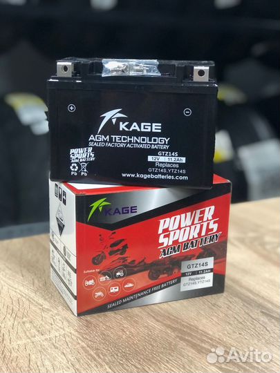 Аккумулятор мото AGM Kage YTZ14