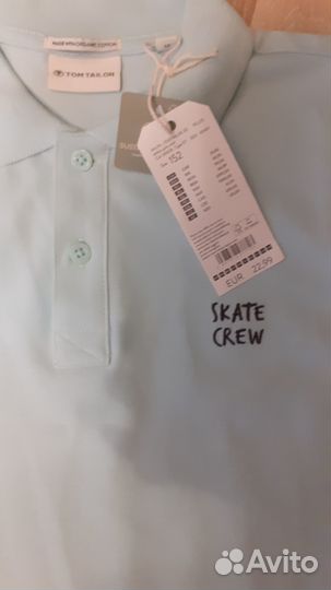 Футболка поло Tom Tailor 152 158 новая Оригинал