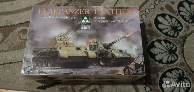 Сборная модель Takom 1/35 Flakpanzer Panther объявление продам