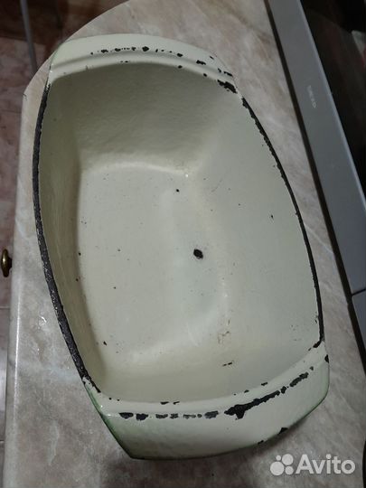 Утятница чугунная эмалированная СССР