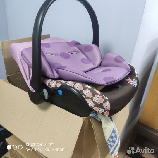 Детское автокресло для новорожденного с бустером