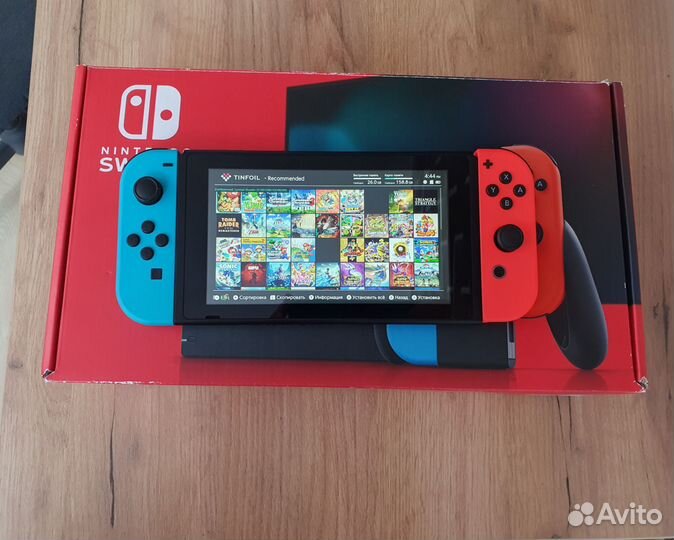 Nintendo switch rev 2 прошитая 256gb