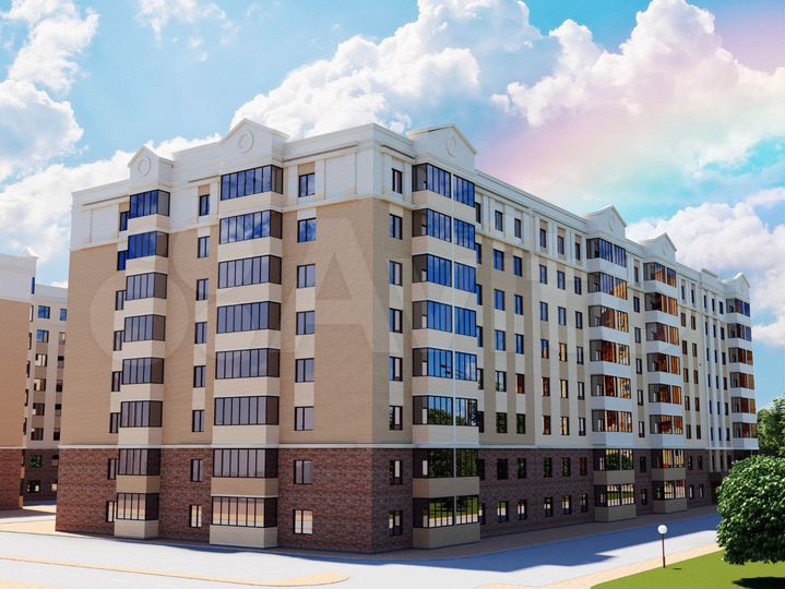 1-к. квартира, 45 м², 3/8 эт.