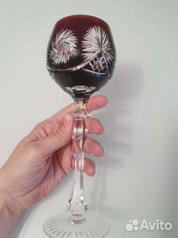 Бокал. Германия. Цветной хрусталь