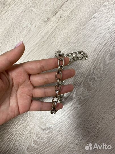 Цепь по серебро, бижутерия