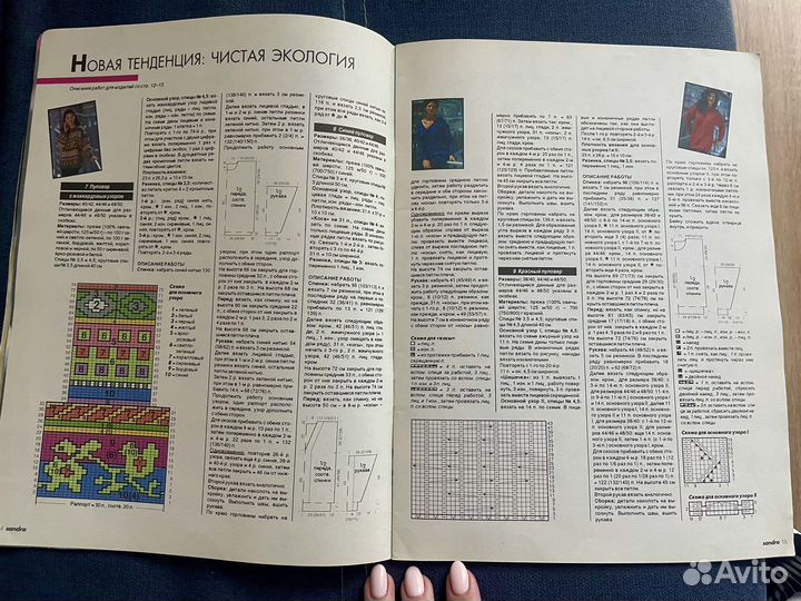 Журнал sandra по вязанию 10/94