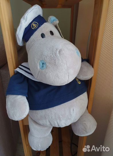 Мягкая игрушка Бегемот - Юнга