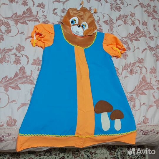 Карнавальный костюм для девочки белочка