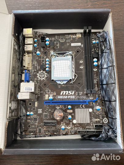 Материнская плата msi h81m-p33
