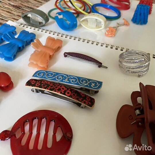 Заколка для волос Браслет Бант Лента Кружево, СССР