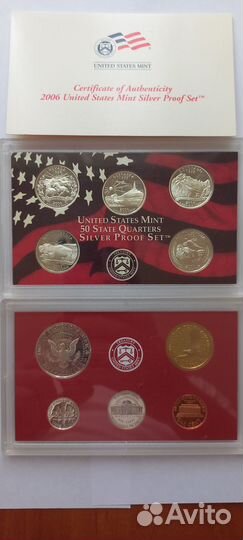 США 2006 Годовой набор 10 монет S