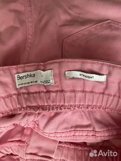 Розовые джинсы bershka y2k