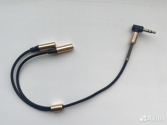 Разветвлитель для наушников 3.5 мм новый