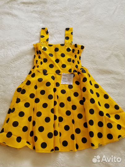 Красивое платье для девочки,хб