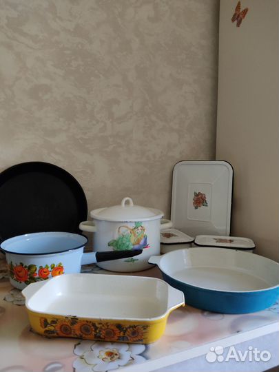 Эмалированная посуда СССР