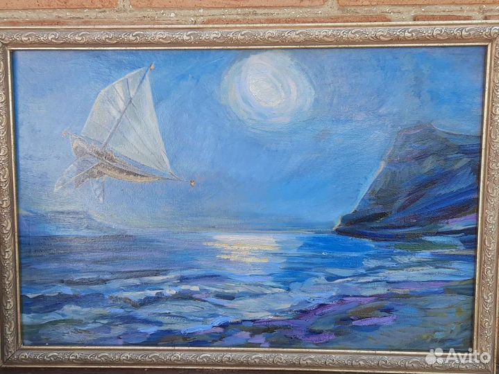 Фантастический морской пейзаж 