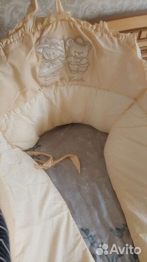 Белье Бортики в кроватку новые