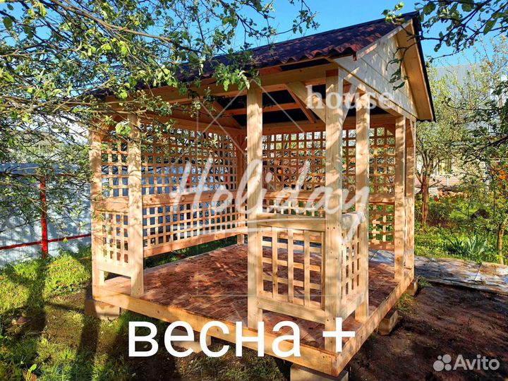 Беседка для дачи летняя Без аванса