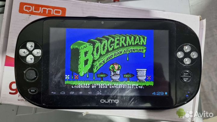 Портативная игровая приставка qumo