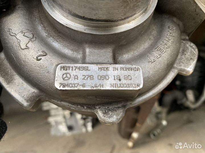 Турбина Mercedes m278 w292 w166 w212 w221