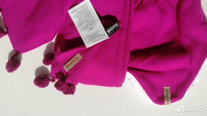 Шапка и шарф Reebok детская